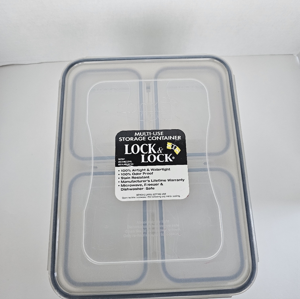 Lock & Lock Set Of 17 Multi-Use Nesting Storage Containers & Lids Vintage NOS - Picture 4 of 14